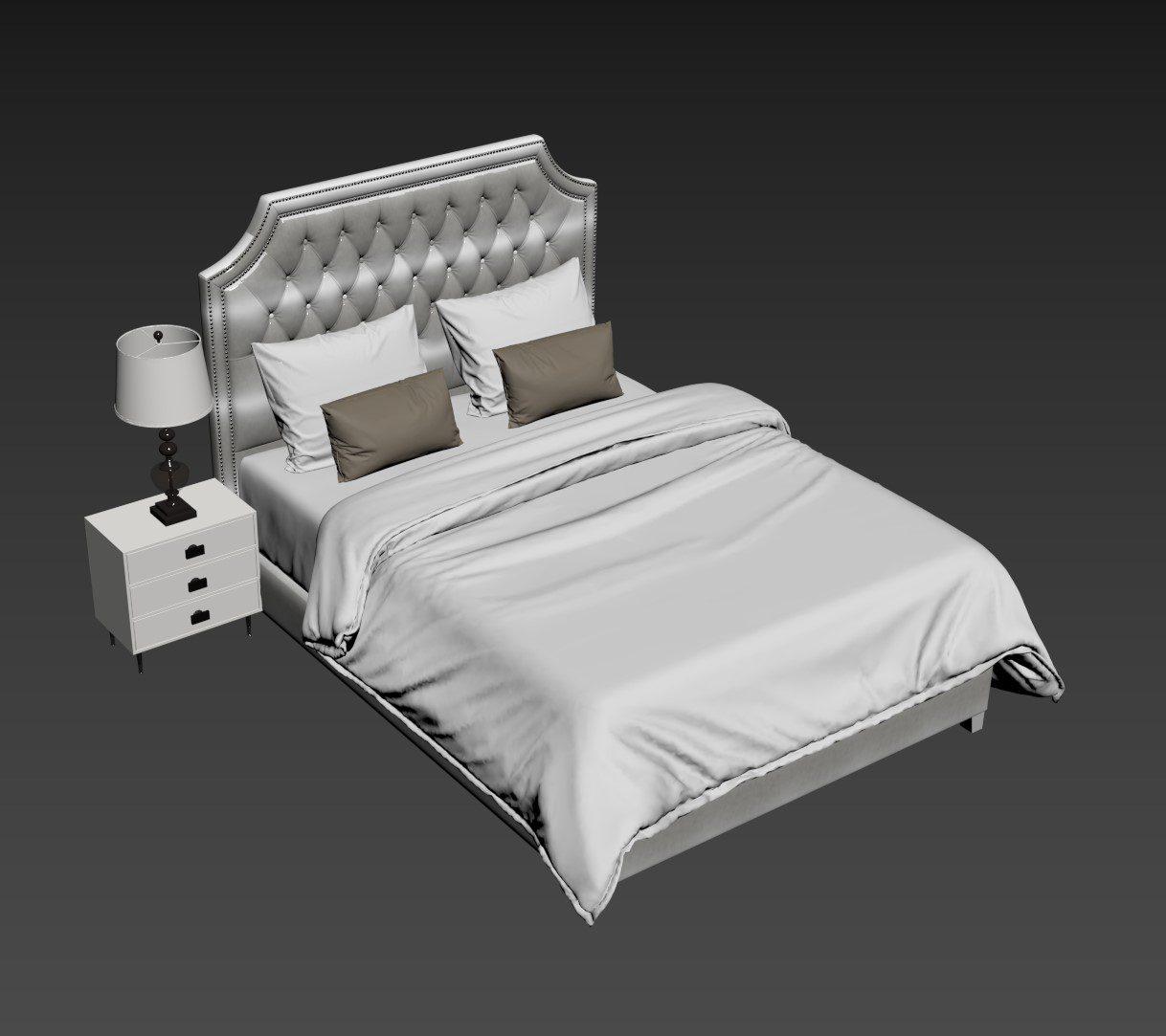 Bed — preview 1, by Ngo Dien Vu (3dzip)
