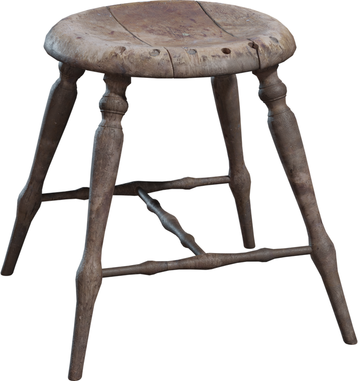 Wooden Stool 1