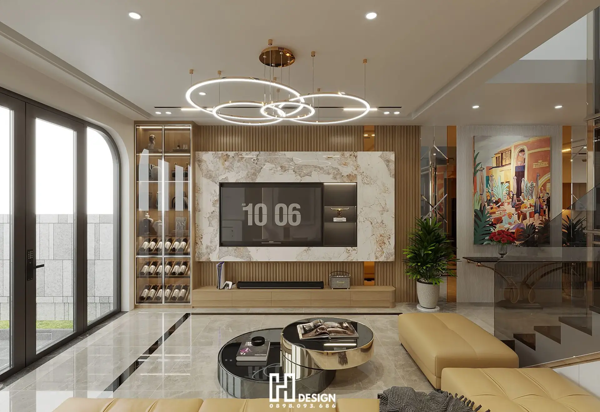 Living Room – Kitchen Interior