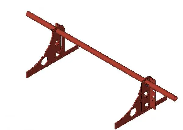 Roof safety the Ridgerail 1m — preview 1, by Adam Sijka CW Lundberg (RevitCity, CC0)