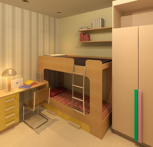 Two Storeis Bed