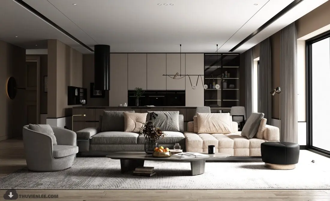 Interior Scene Model Livingroom 575