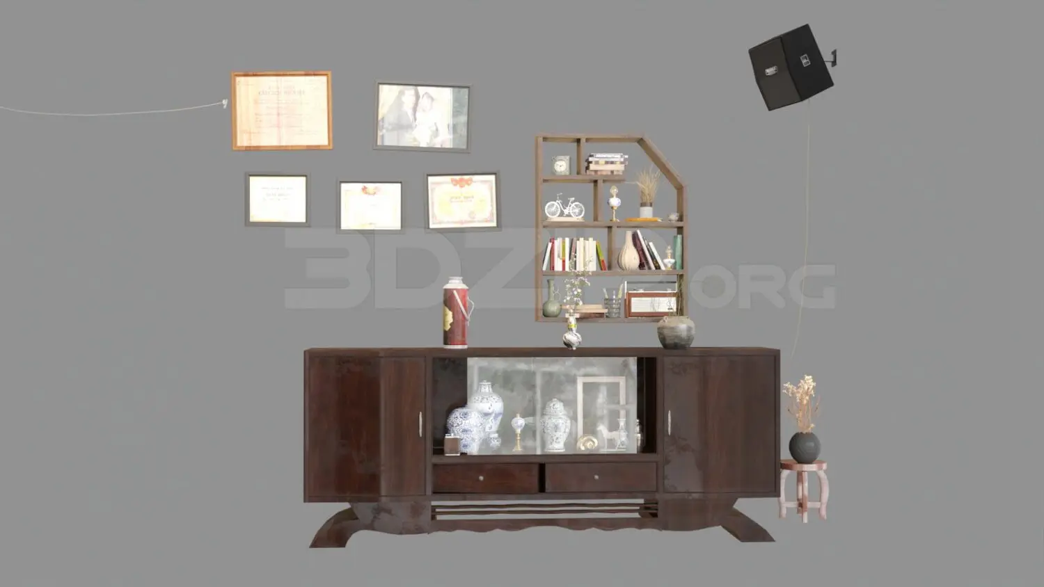 Display Cabinets — preview 1 (3dzip, CC0)