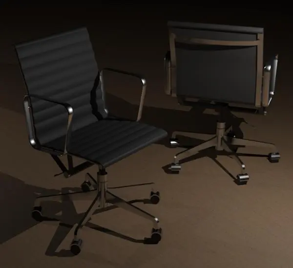 Charles and Ray Eames Aluminum Management Chair