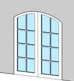 Twin Archtop Doors