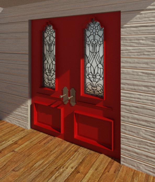 Victorian front door