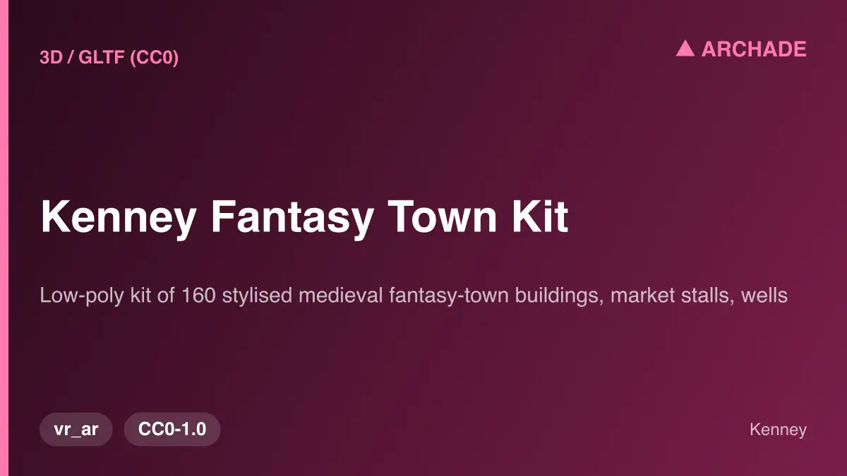Kenney Fantasy Town Kit