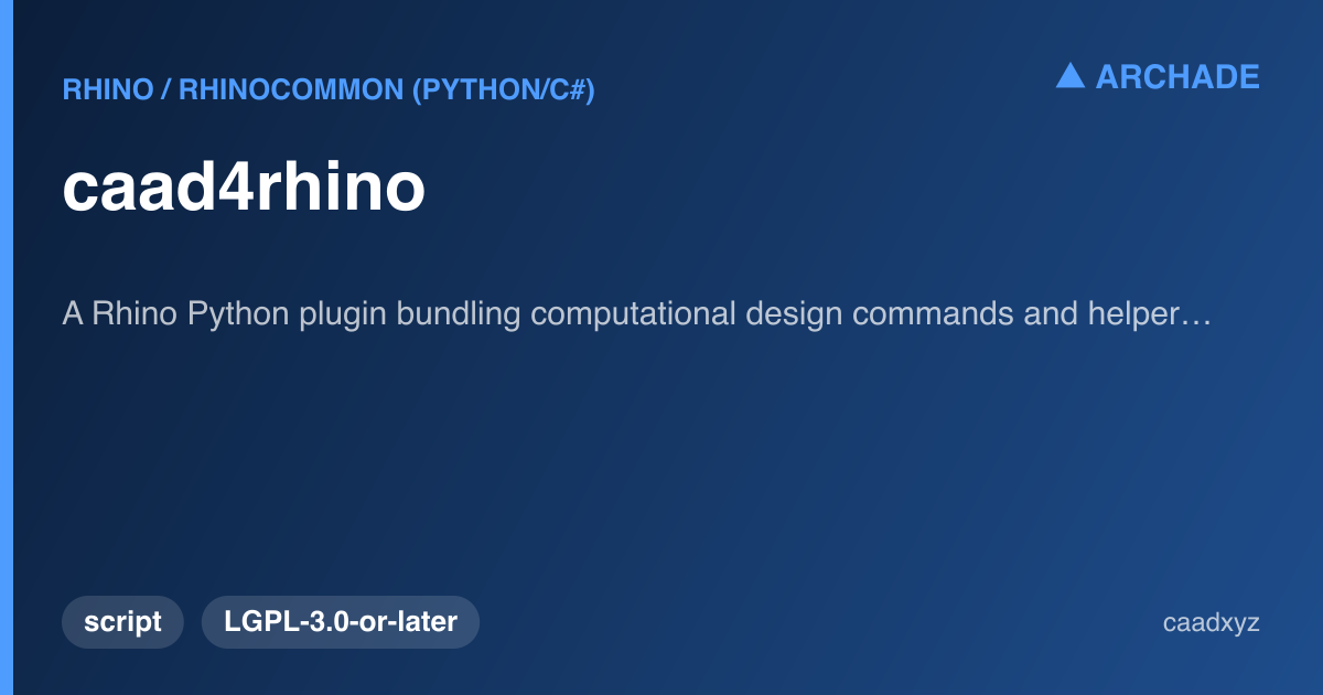 caad4rhino