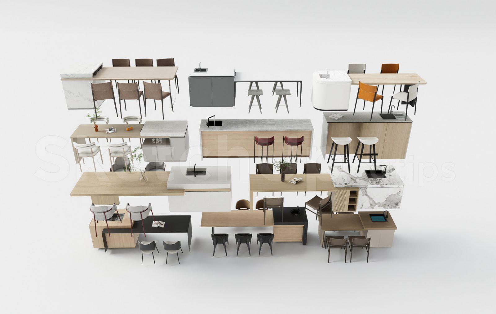 Kitchen Island — preview 1 (cgtips)