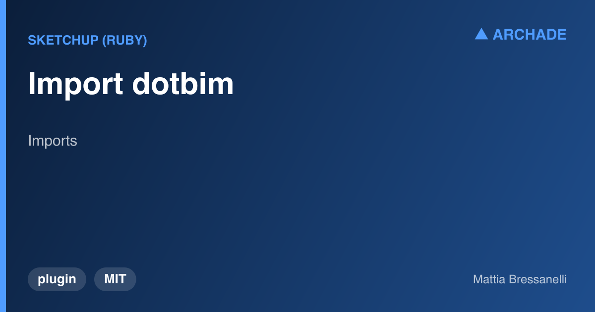 Import dotbim
