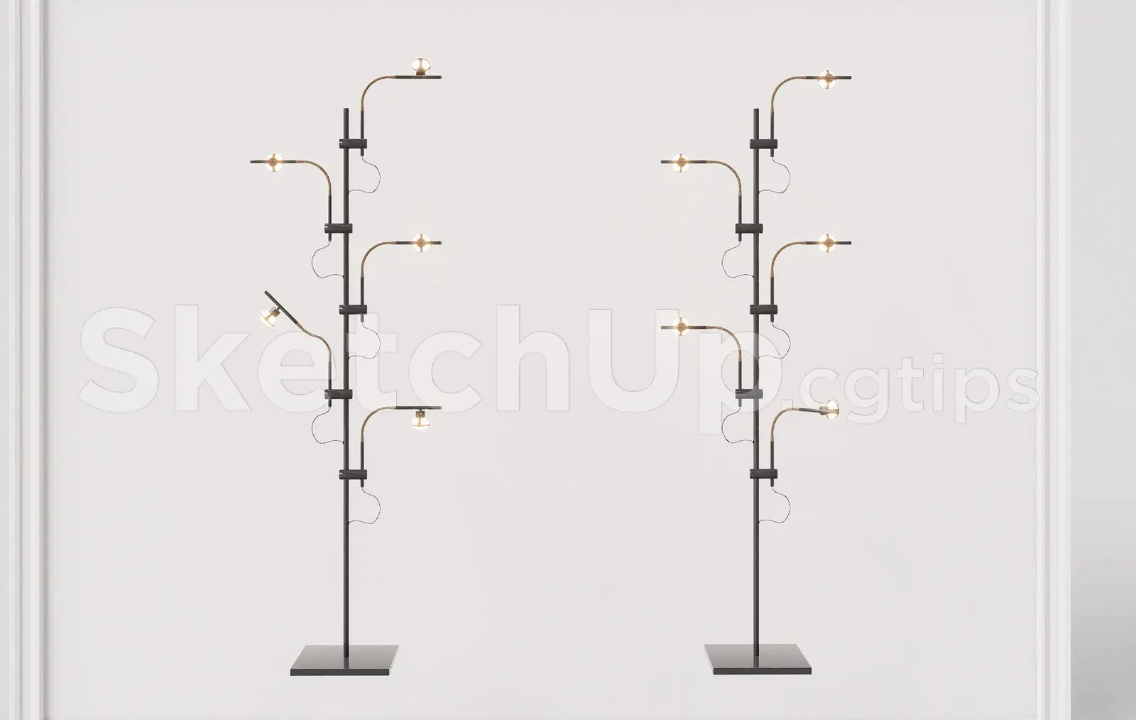 Floor Lamp Model Download for Interior Projects — preview 1 (cgtips)