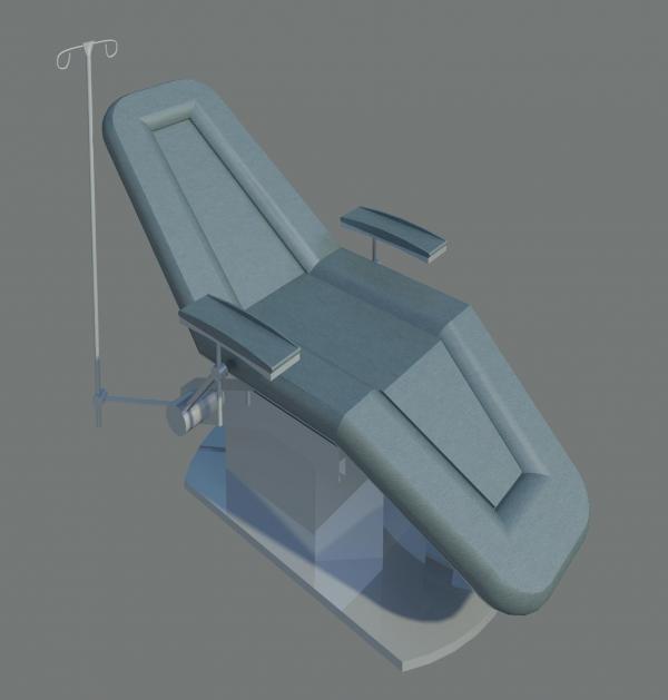Medical donor chair