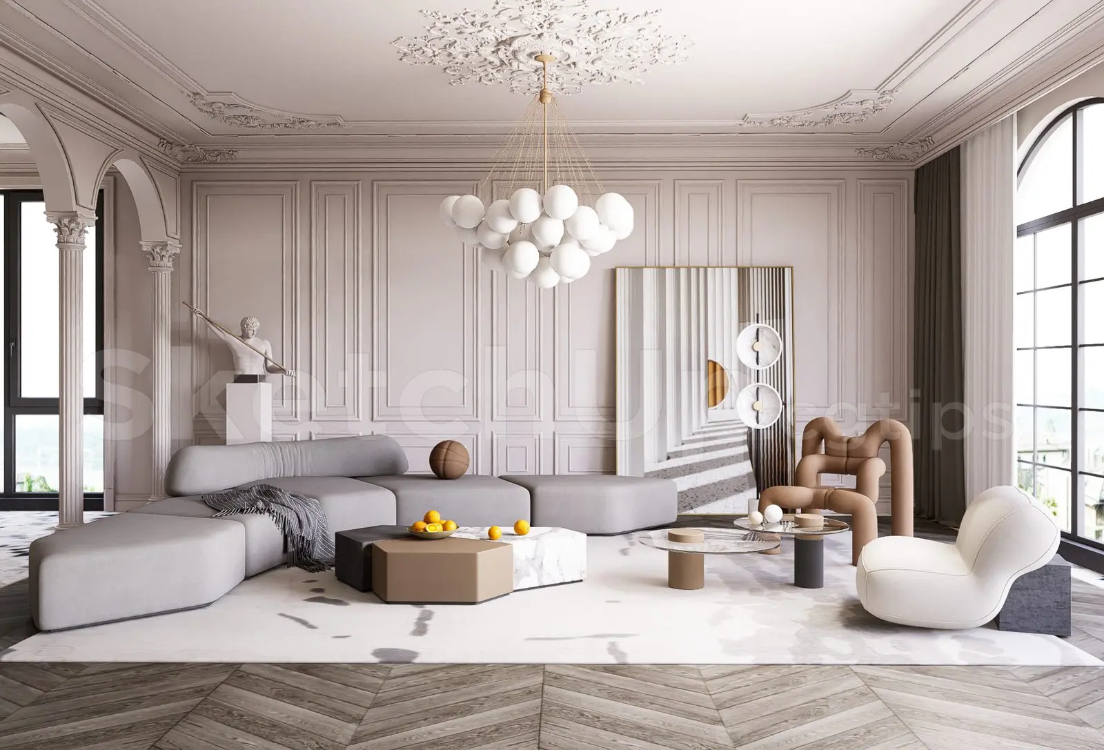 Living Room Interior — preview 1 (cgtips, CC0)