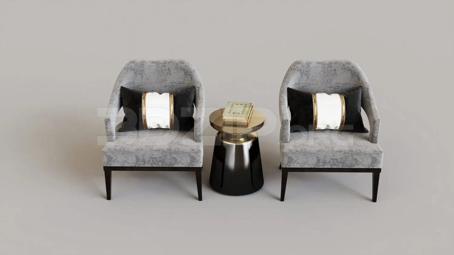Armchair — preview 1 (3dzip, CC0)