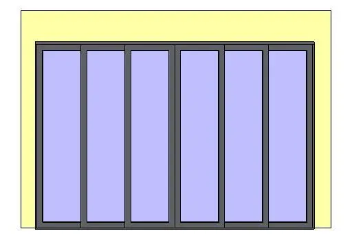 Kolbe Ultra Series TerraSpan 6 Panel Stacking Door Units