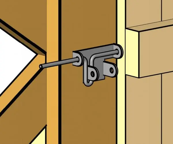 Gate Bolt Latch — preview 1, by millerdam2 (RevitCity, CC0)