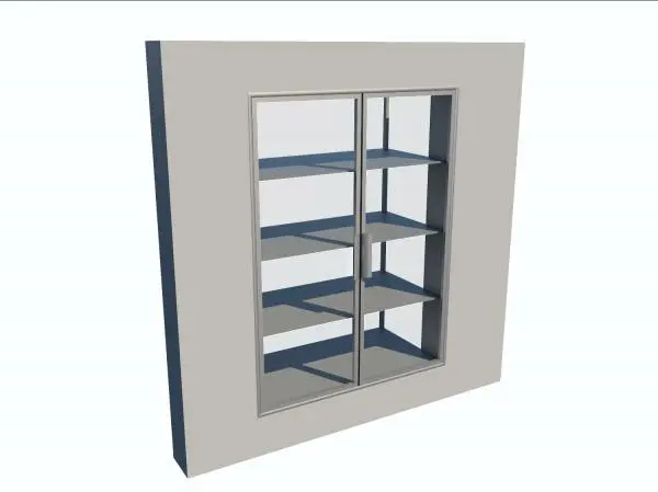 Double Door Display for Cool Room - Parametric