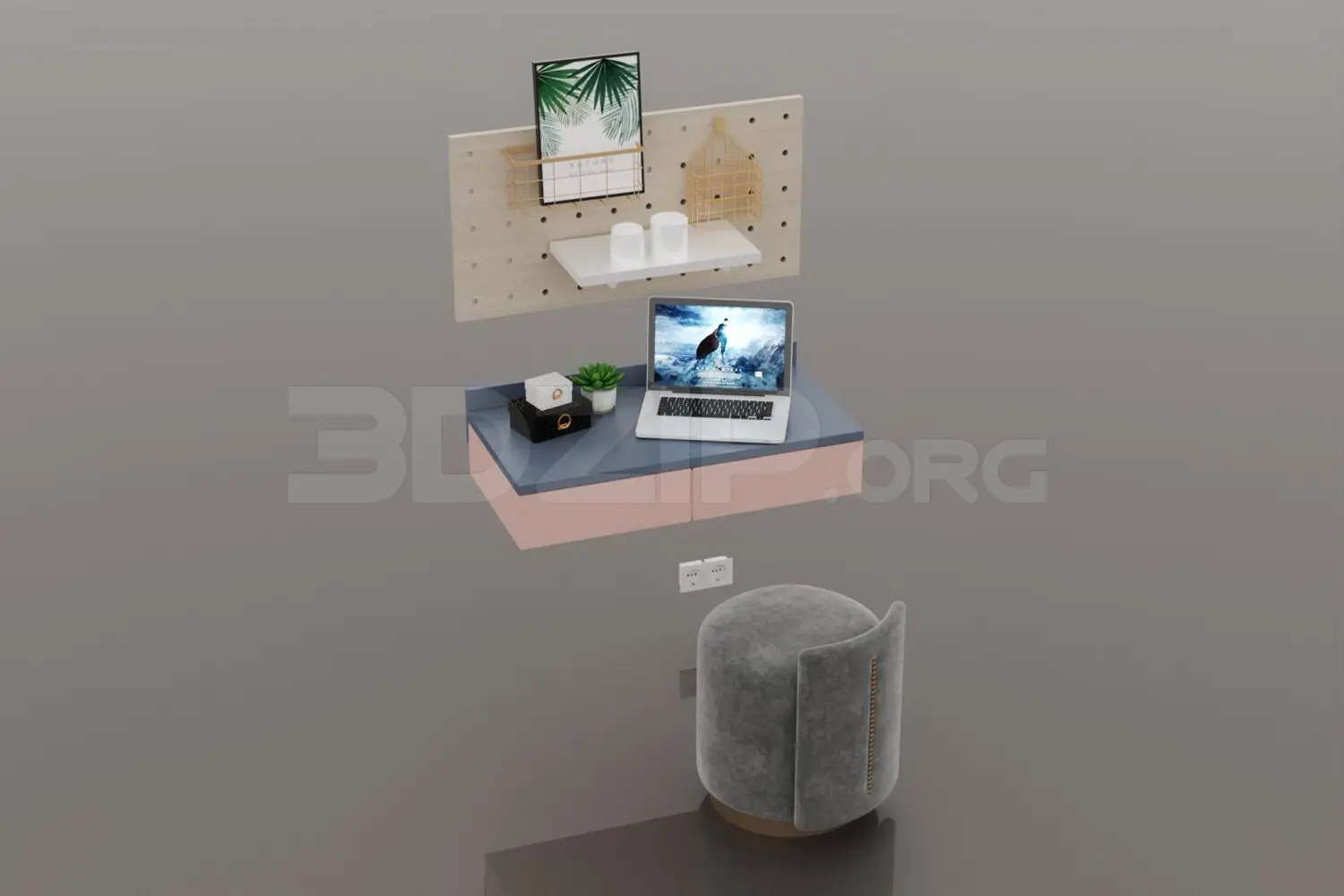 Table Work — preview 1, by Huy Hieu Lee (3dzip)