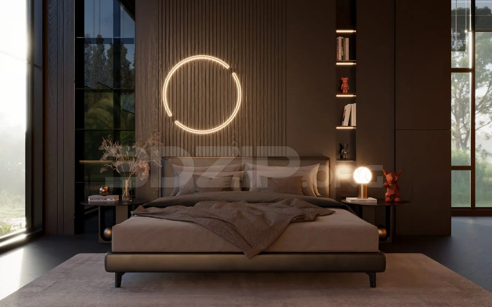Bedroom Interior — preview 1 (3dzip)