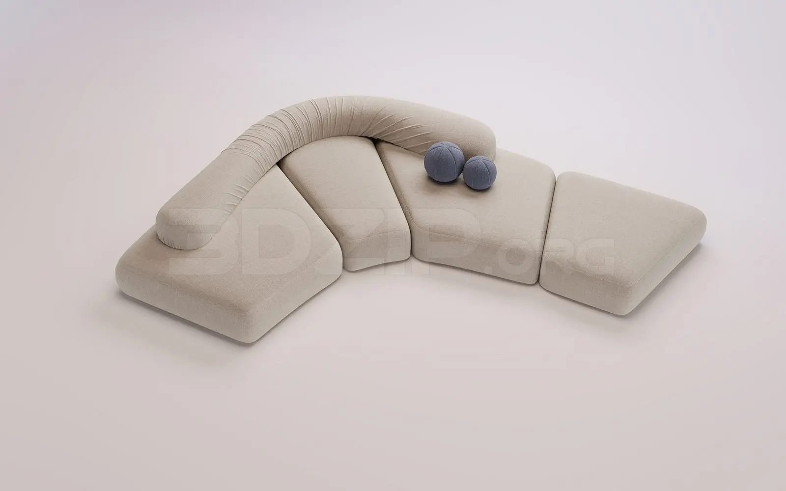 Sofa 3D Model for Interior Projects