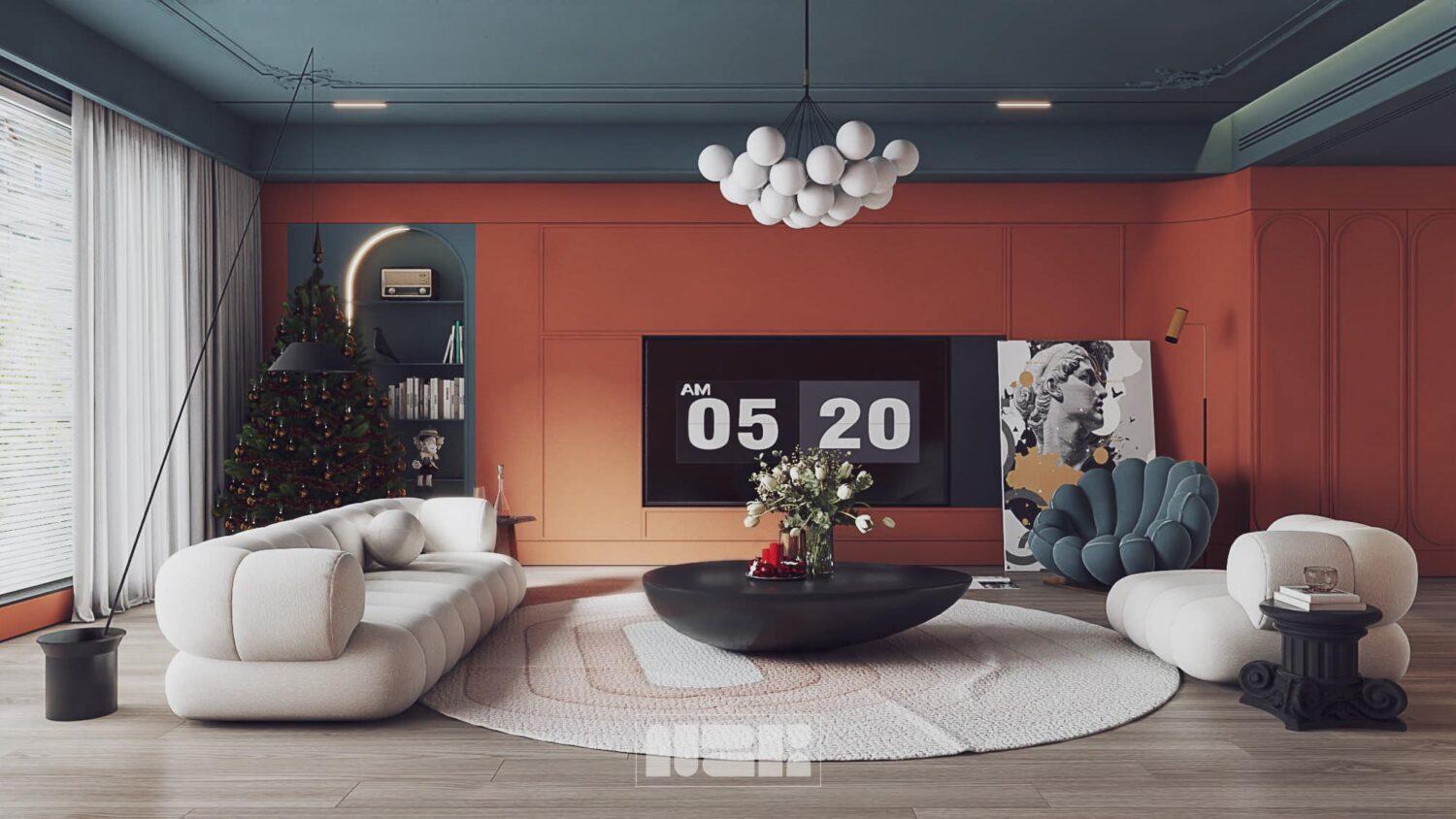 Classical Living Room Interior