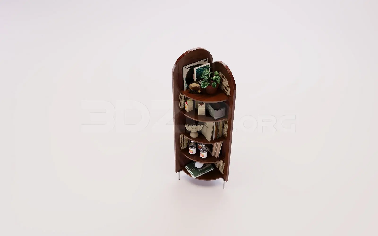 Bookshelf — preview 1 (3dzip)