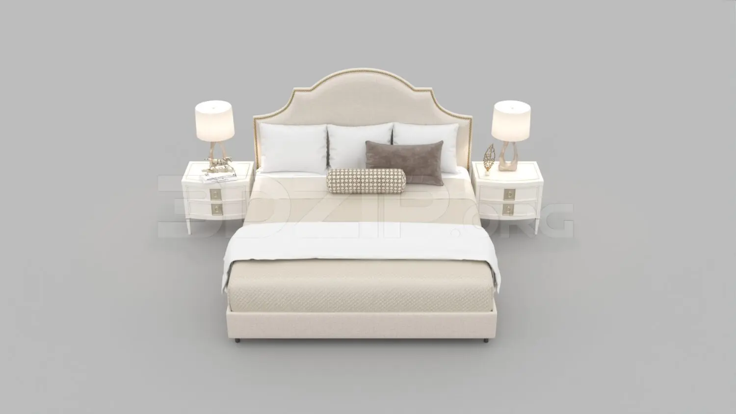 Bed — preview 1, by Hai (3dzip)