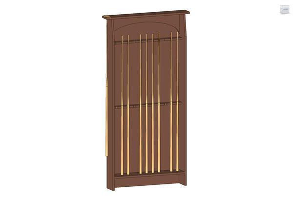 Billards Cue Rack