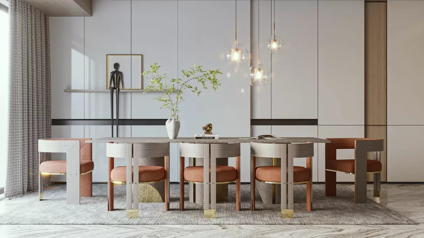 Interior Diningroom Scene