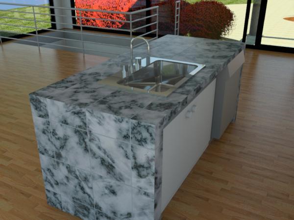 Modern Kitchen Island