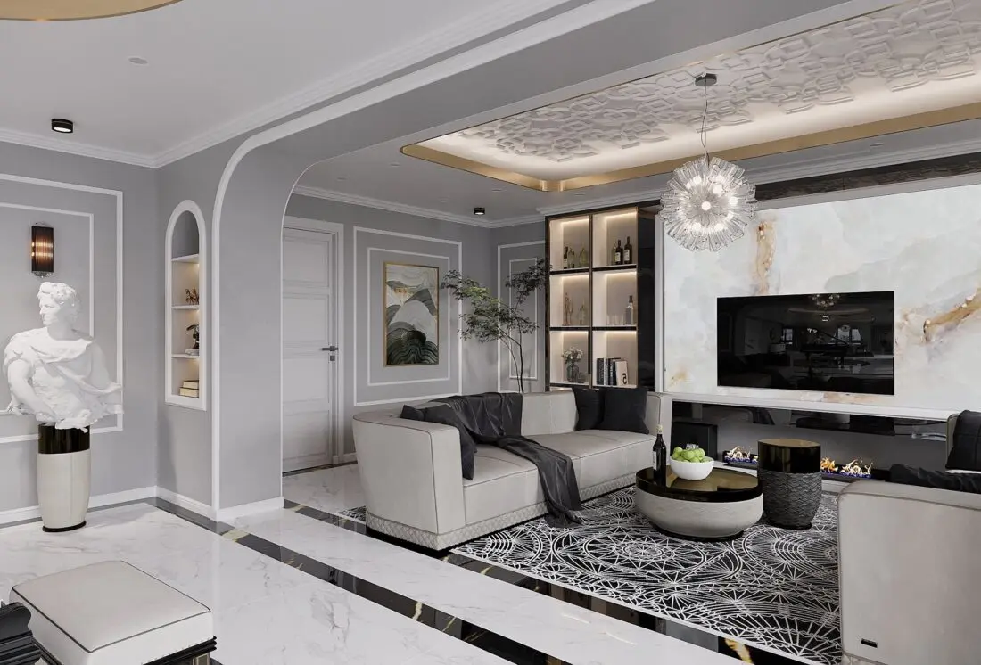 Interior Kitchen – Livingroom 260 Scene