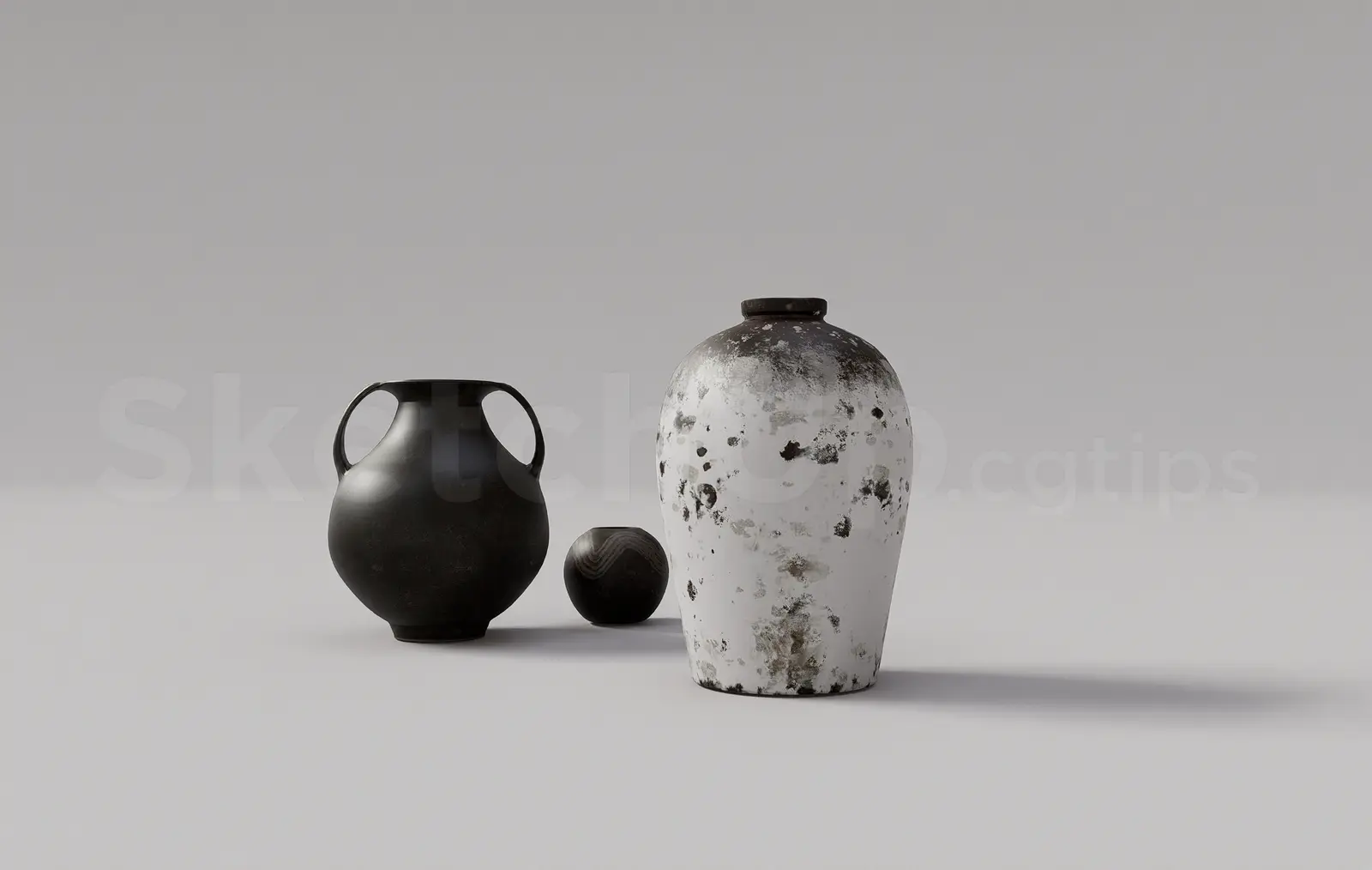 Ancient Ceramic Vase Set — preview 1 (cgtips, CC0)