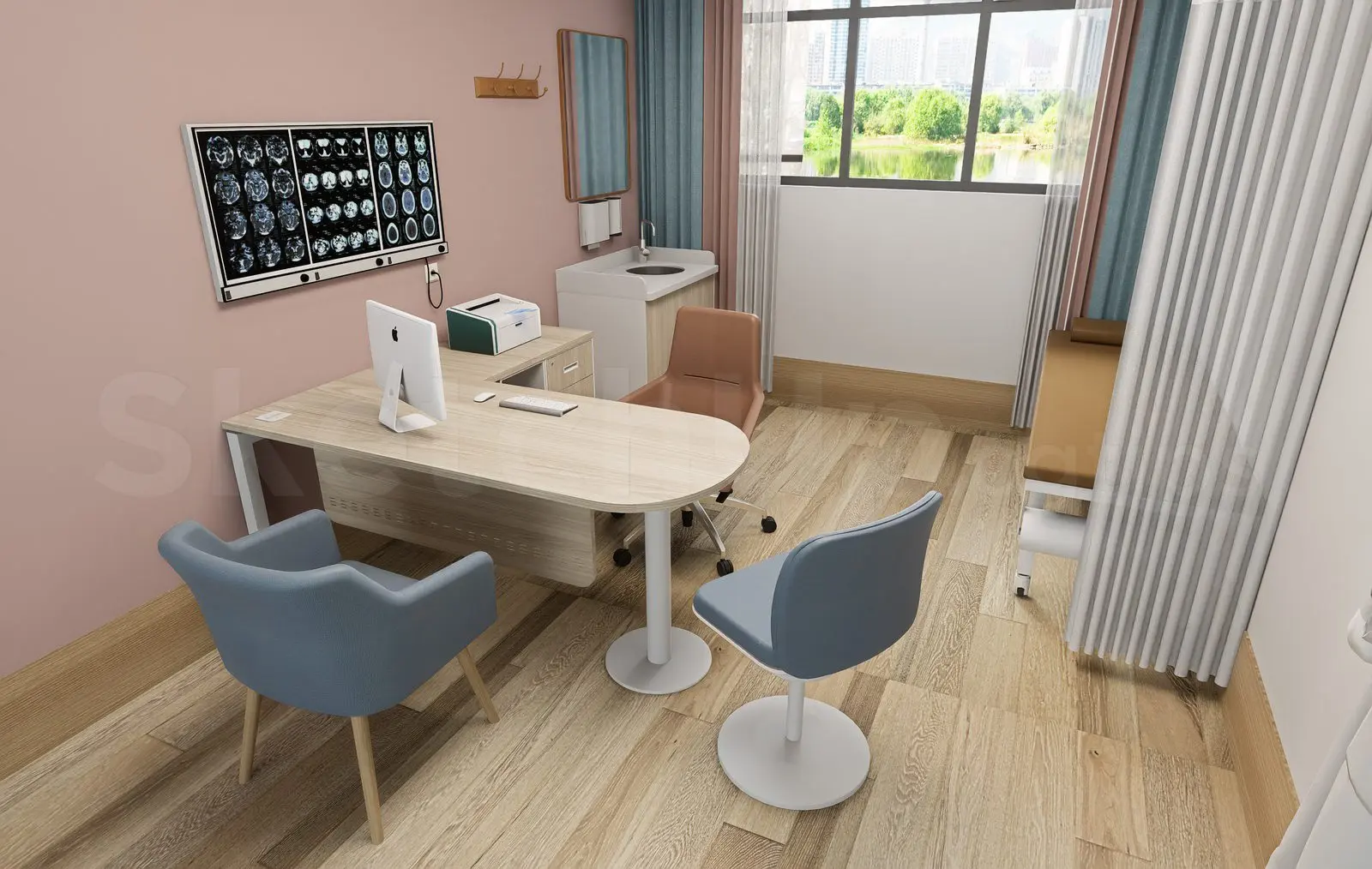 a Doctor’s Examination Room