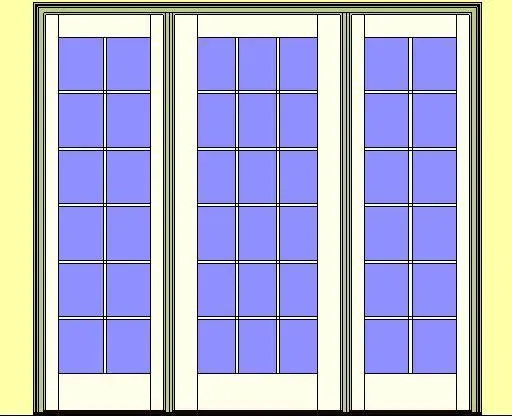 Kolbe Ultra Series Outswing Door 1-Wide Both Sidelites Handicap Sill Units — preview 1, by Kolbe (RevitCity, CC0)