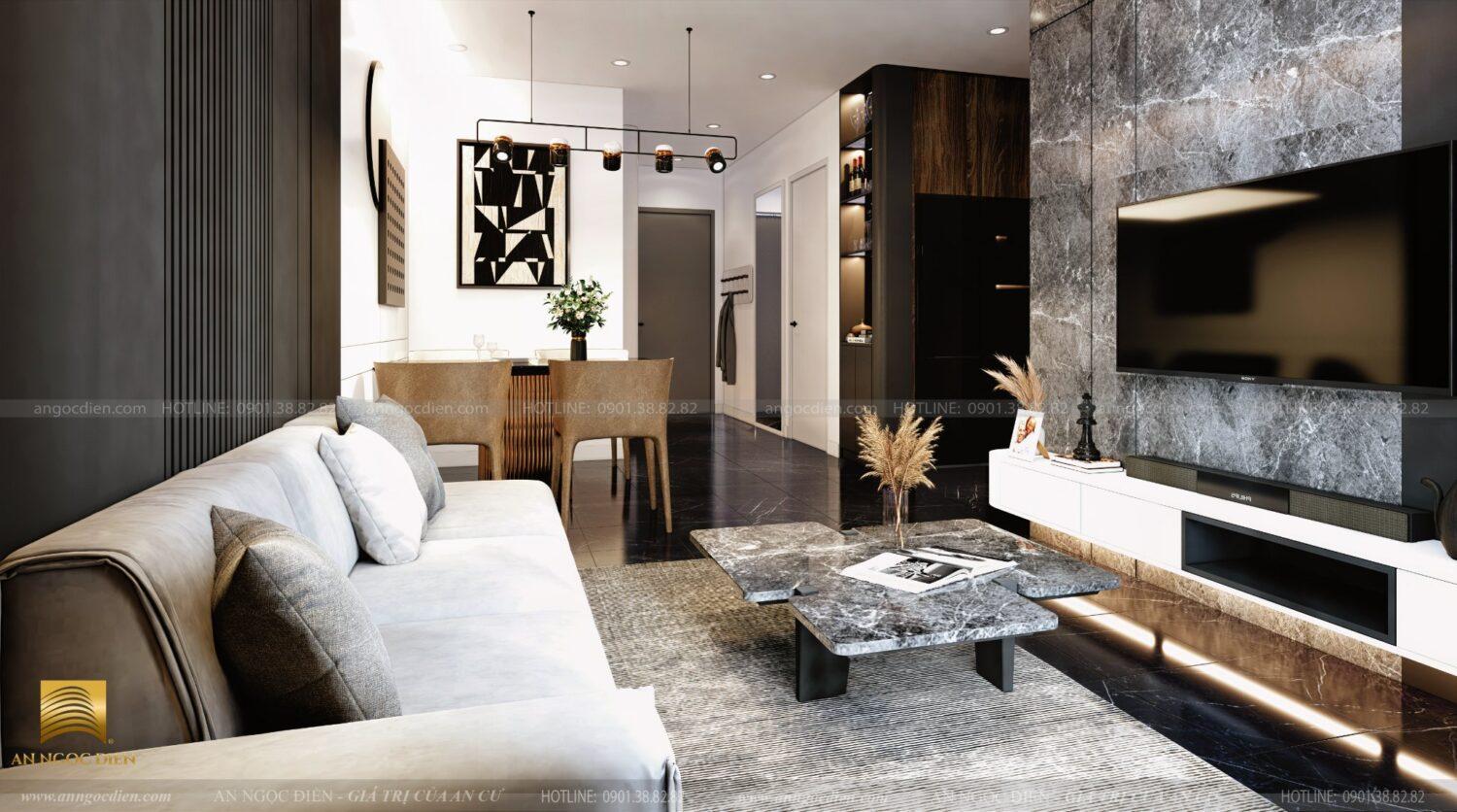 Living Room – Kitchen Interior