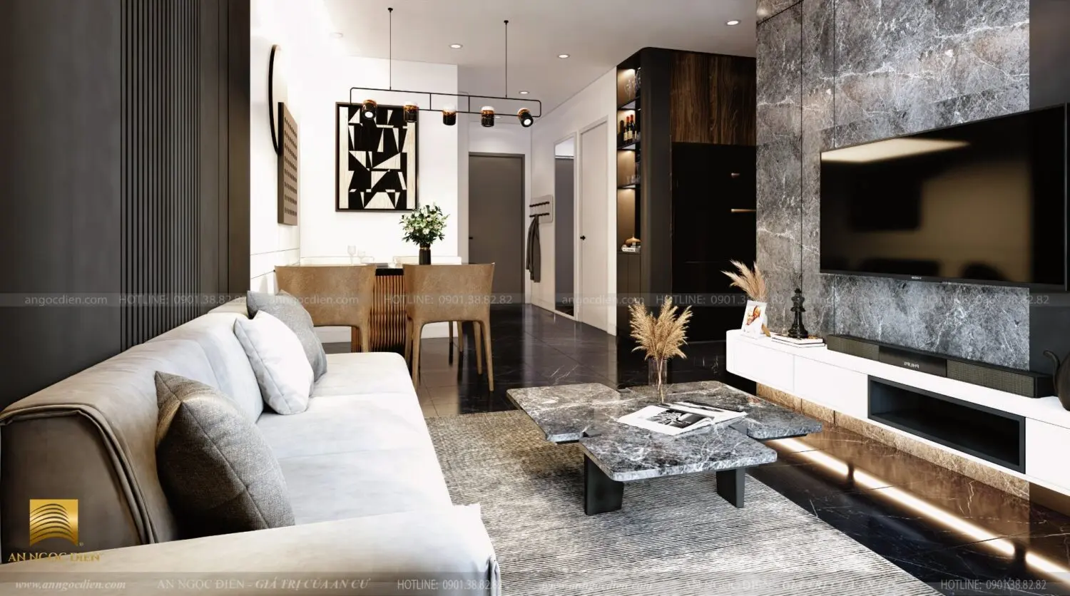 Living Room – Kitchen Interior
