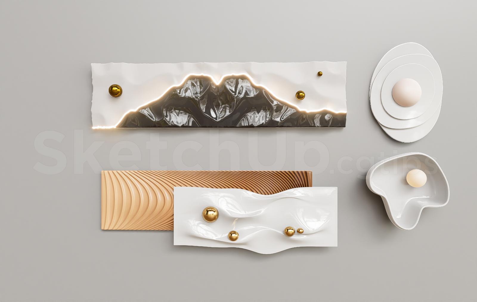 Contemporary Abstract Wall Decor