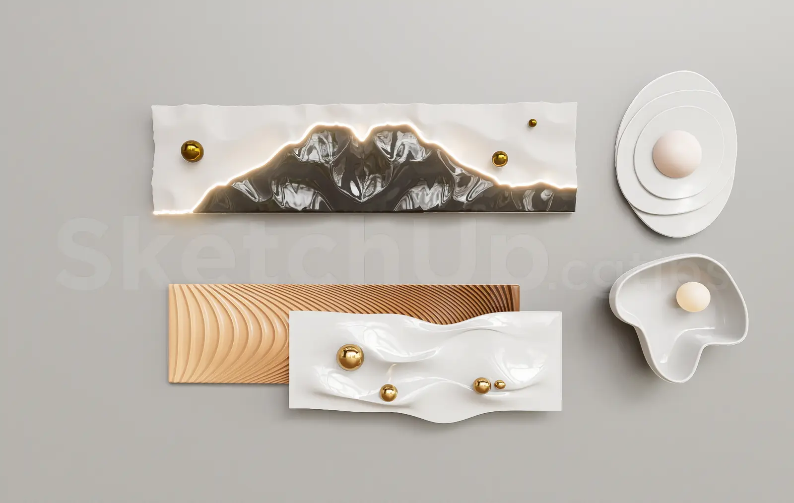 Contemporary Abstract Wall Decor