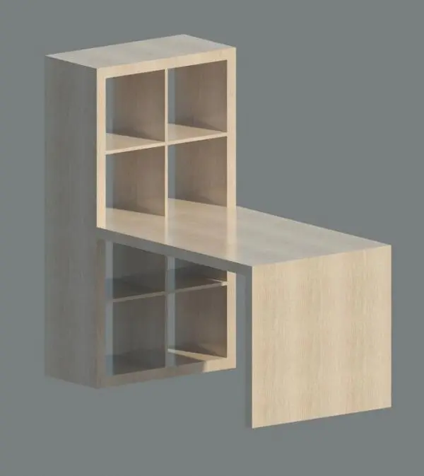EXPEDIT Shelving with desk