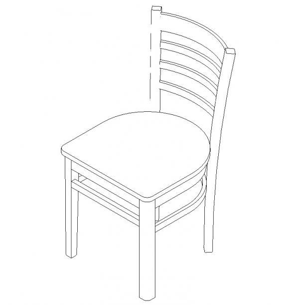 Restaurant Chair Revit 2018