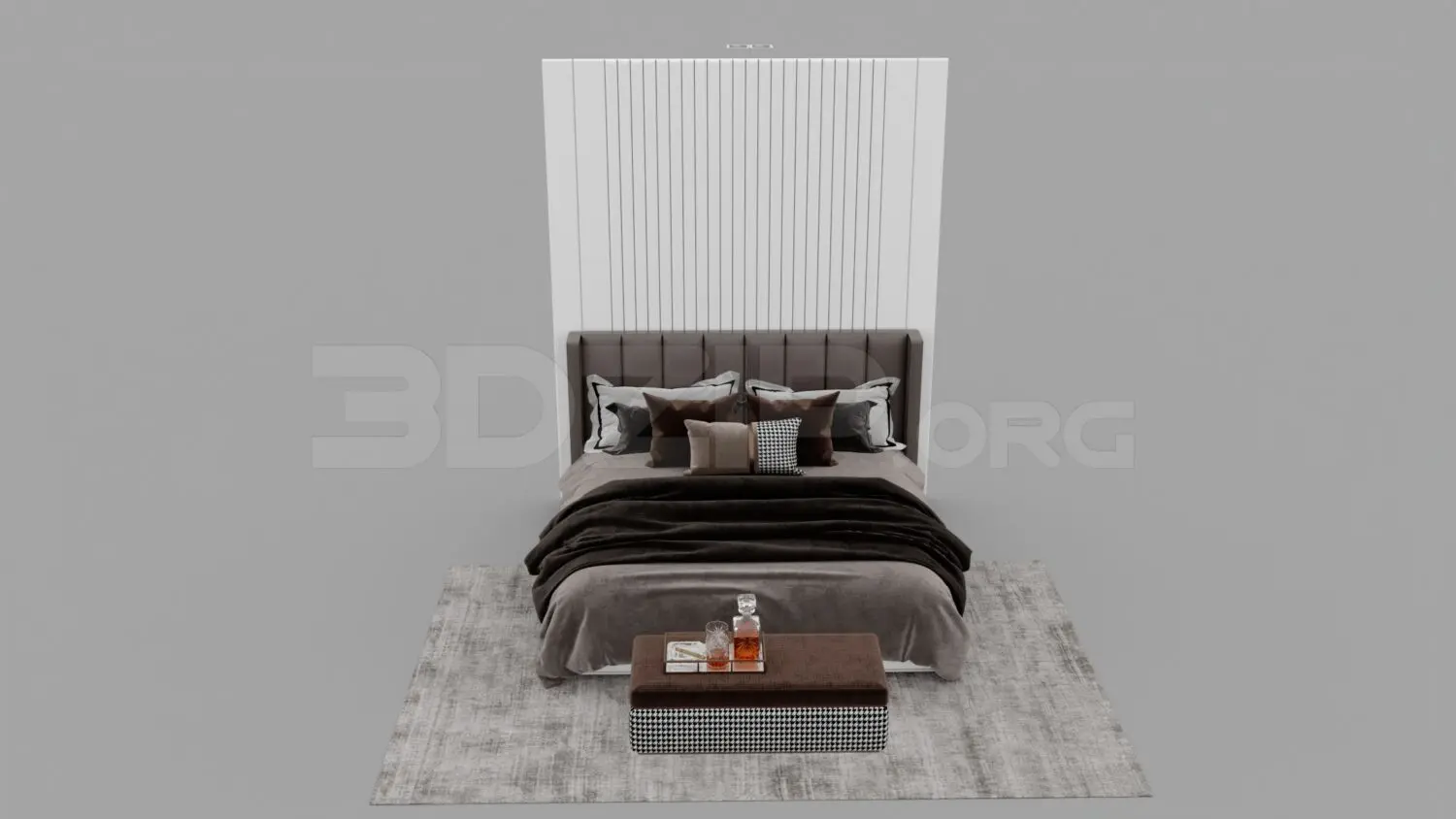 Bed — preview 1, by Huy Hieu Lee (3dzip, CC0)