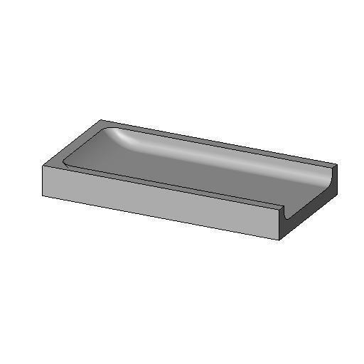 Concrete splash block