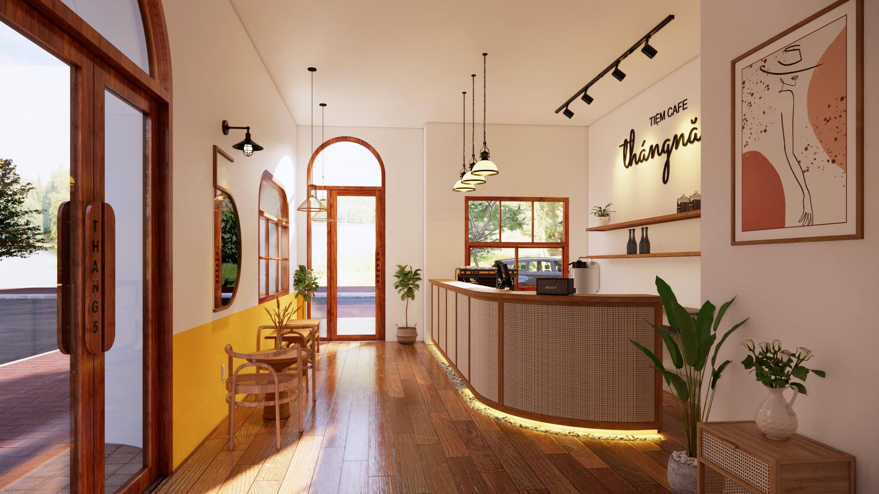 Interior Coffee room Scene