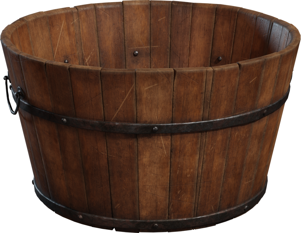 Wooden Bucket 2