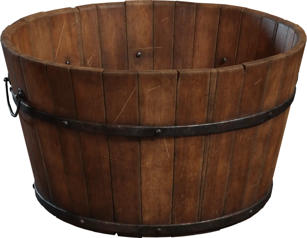 Wooden Bucket 2