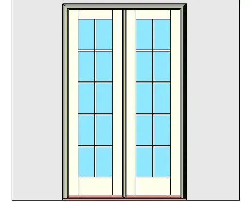 Kolbe Ultra Series Inswing Entrance Door 2-Wide Oak Sill Units