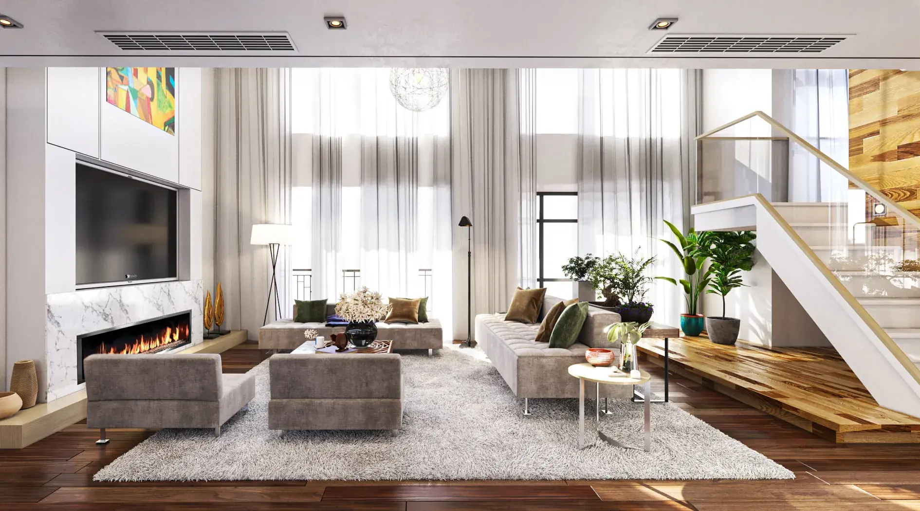 Interior Livingroom Scene