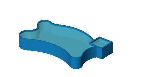 Small residential pool