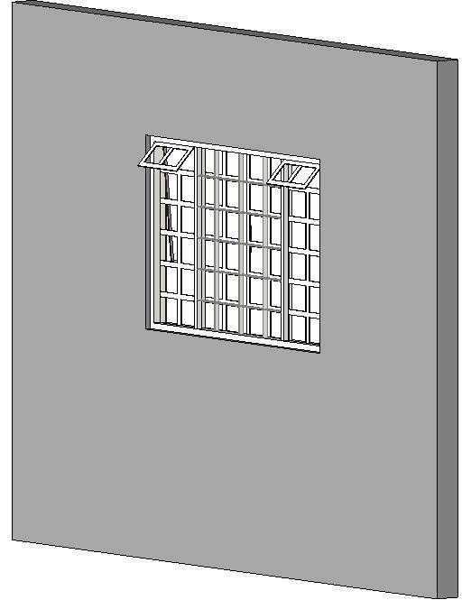 Double sliding squared window