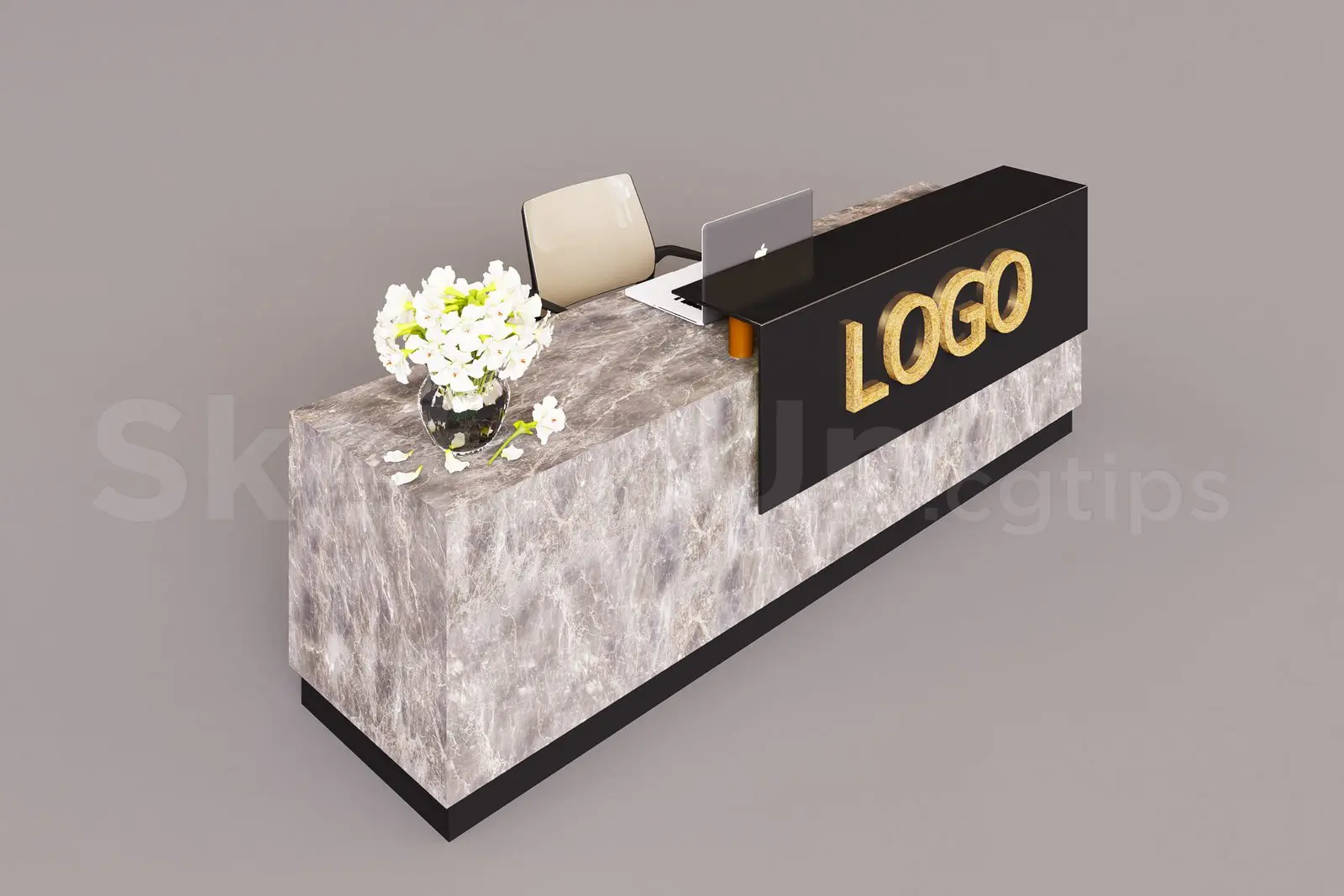 Reception Desk — preview 1 (cgtips, CC0)
